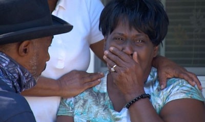 Jonathon Price mother crying over the encounter of her son