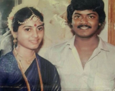 Sneha Britto's father-in-law Murali