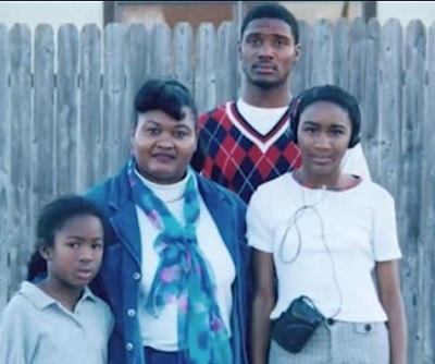 Brandon Bernard's mom Thelma Bernard and sisters