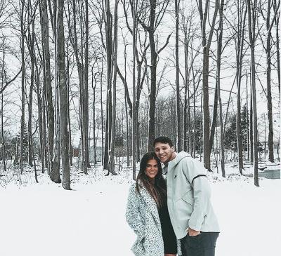 Brittany Williams sharing her life with Josh Allen at the snowy atmosphere