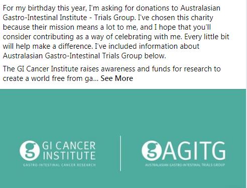 Kiki Vhyce arranging donations for GII in Australia