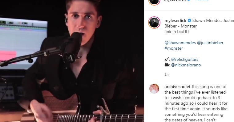 Myles Erlick covering Monster