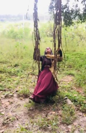 Namratha Gowda in love with the greeneries in the forest