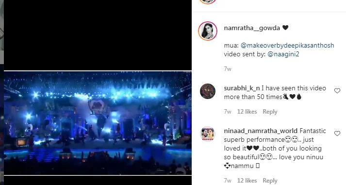 Namratha Gowda performed as a dancer in Kannada show Takadimitha