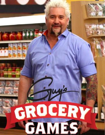 Ryder Fieri with his father's Guys grocery games