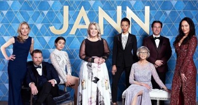 Sharon Taylor with her cast in Jann