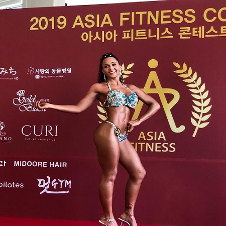 Megan Bowen won prize at 2019 Asia Fitness