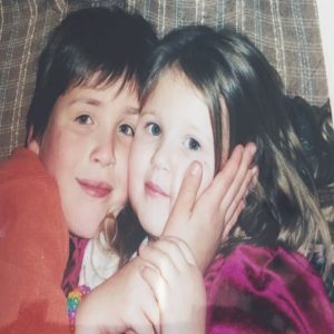 Mikayla Nogueira childhood pic with cousin