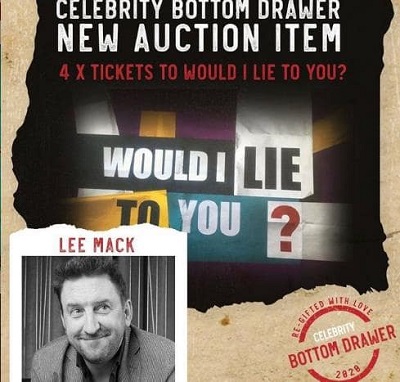 Tara McKillop's husband Lee Mack in organizing an auction for the show Would I lie to you