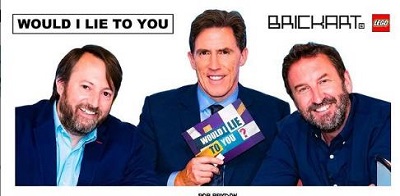 Tara McKillop's husband Lee Mack in the show Would I lie to you