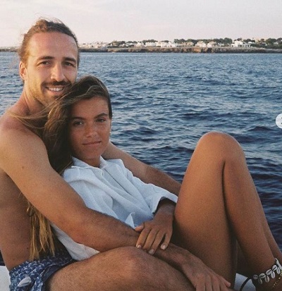 Tina Rodriguez with her lover Ignacio Alfonso Gómez