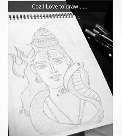 Ashna Kishore loves to draw
