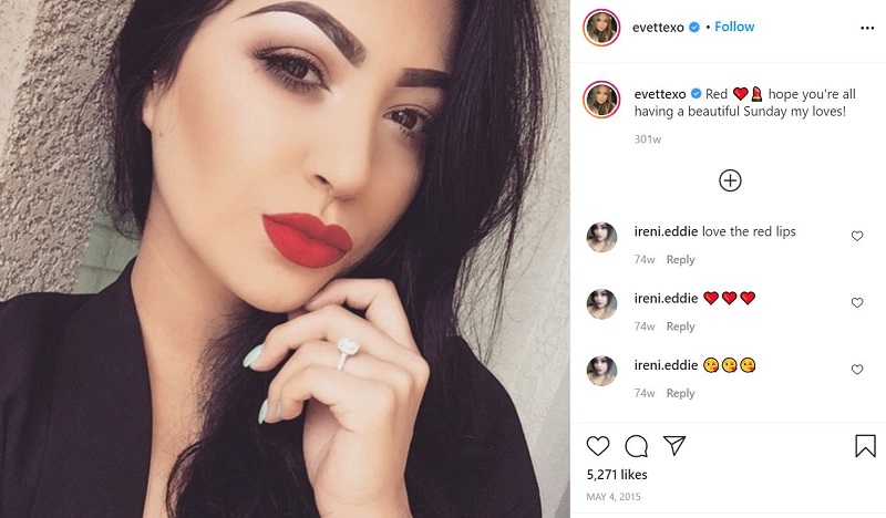 Blanca Garcia instagram debut post