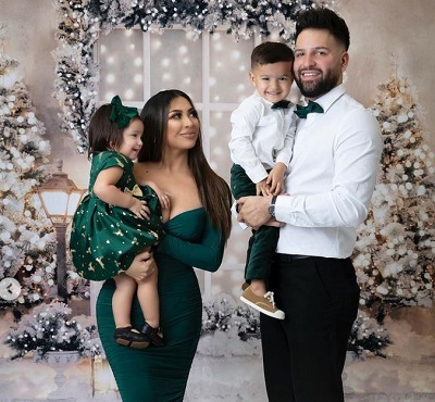 Blanca Garcia with her family