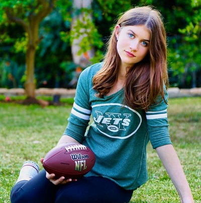 Brooke Butler loves football
