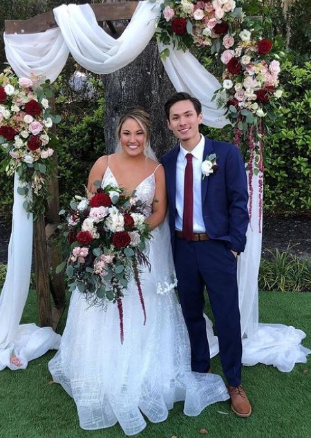 Carter Reynolds' sister Kealia Reynolds on her wedding day