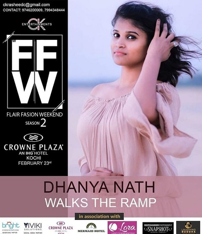 Dhanya Nath at Flair Fasion Weekand