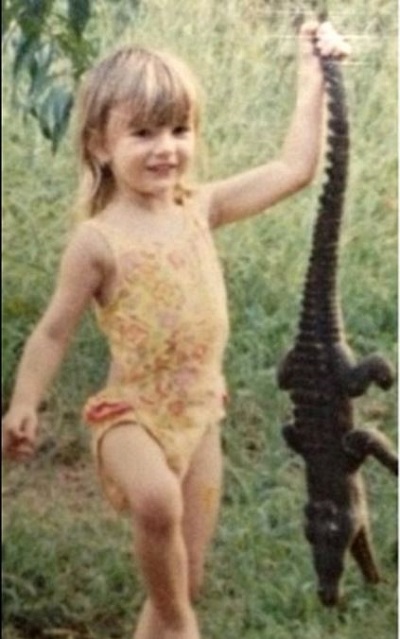 Hannah Barron's childhood picture