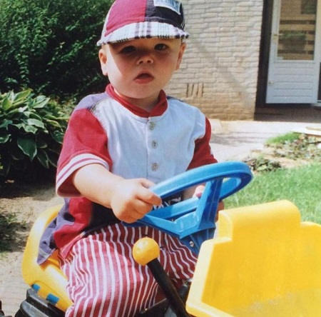 Jelle Van Vucht's childhood picture