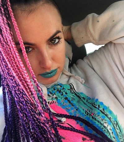 Jenna King loves to experiment with her hair