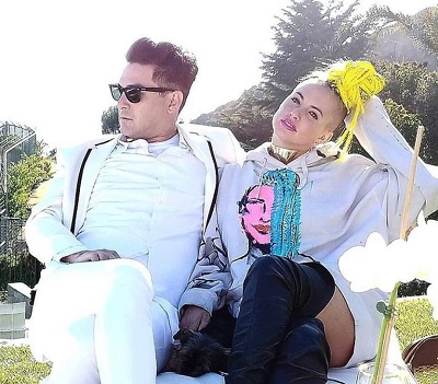 Jenna King with her best friend Rich MF Royal