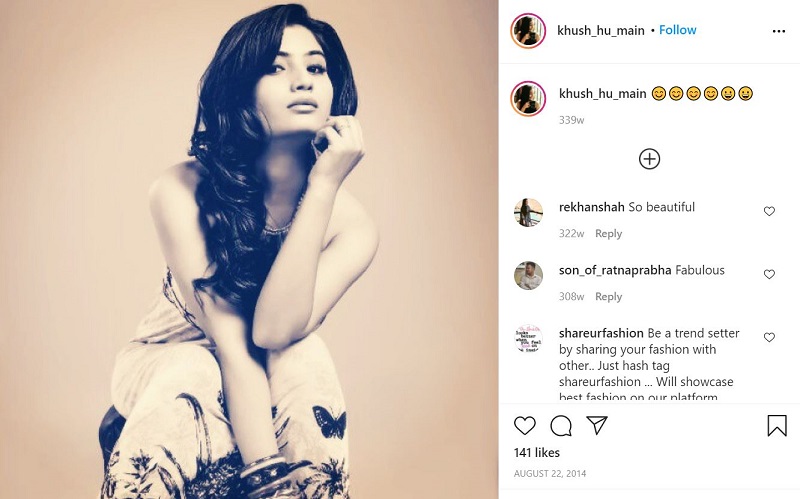 Khushboo Atre Instagram Debut post