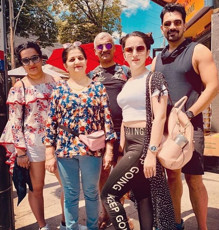 Rohini Dilaik's family