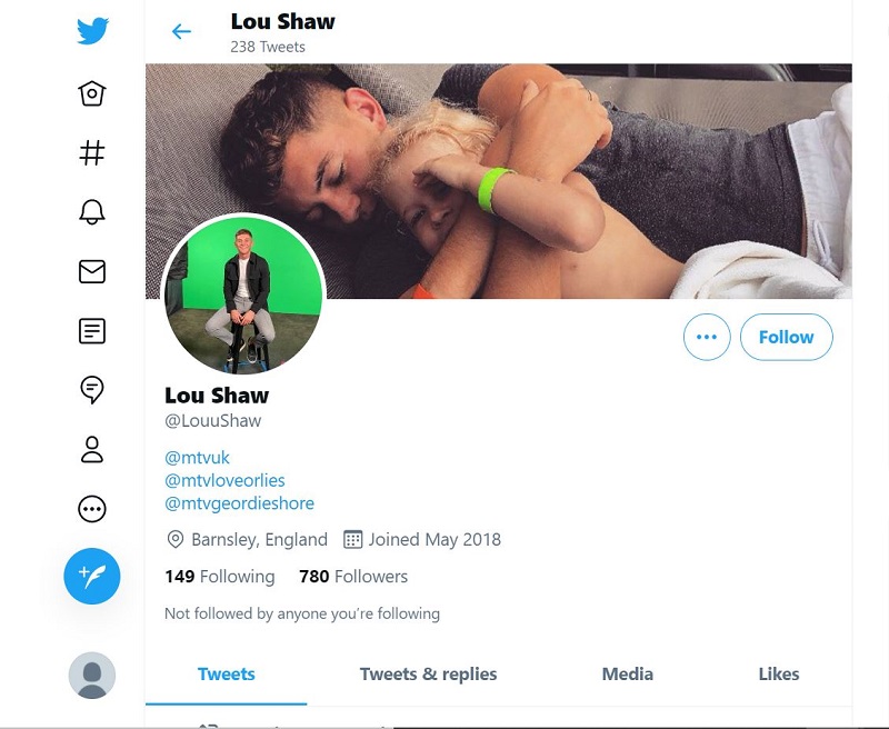 Louis Shaw Twitter account