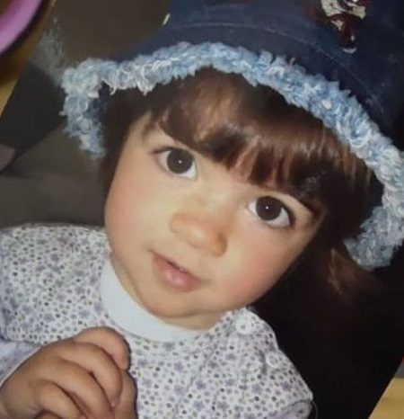 Lucia Bellido's childhood picture