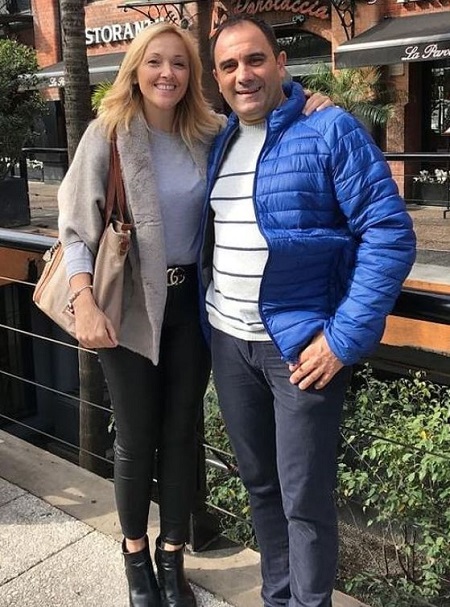 Lucia Bellido's father Antonio Bellido Rebollar and mother Susana Serrano