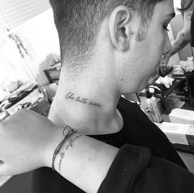 Rocio Flores and her partner's tattoo