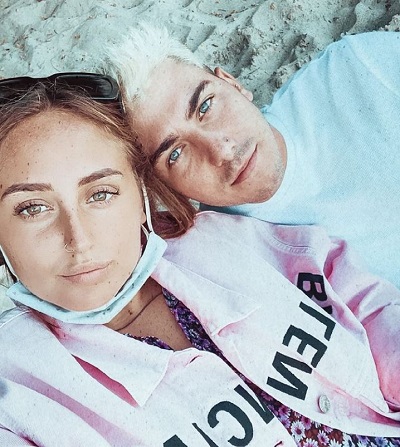 Rocio Flores with her lover Manuel Bedmar