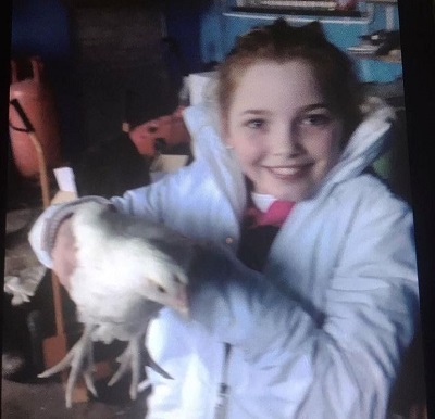 Sophia Mitchell childhood picture
