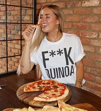 Suzie Bonaldi likes pizza