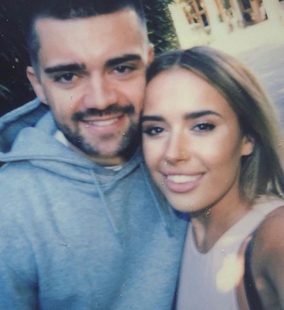 Suzie Bonaldi with her boyfriend