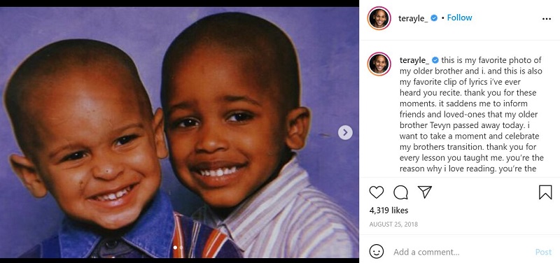 Terayle Hill with his brother Tevyn