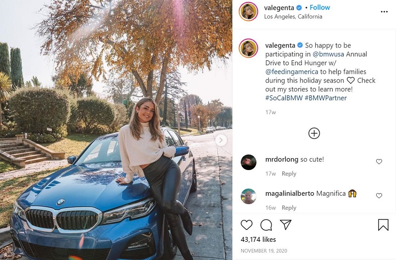 Vale Genta partnered with BMW