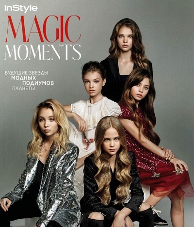 Zhenya Kotova featured in Instyle magazine