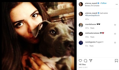 Arienne Mandi's first ever post on her Instagram