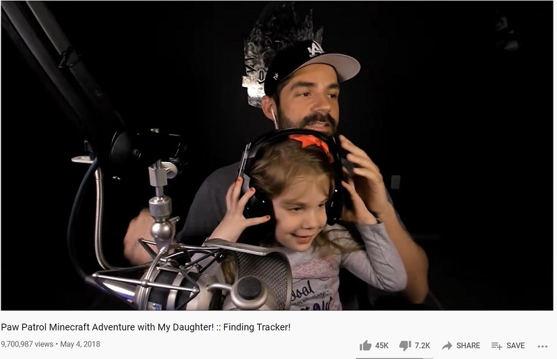 Bdoubleo100 most viral video along with his elder daughter Ariana on his YouTube Channel