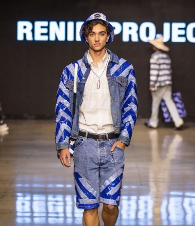Gavin Casalegno during ramp walk