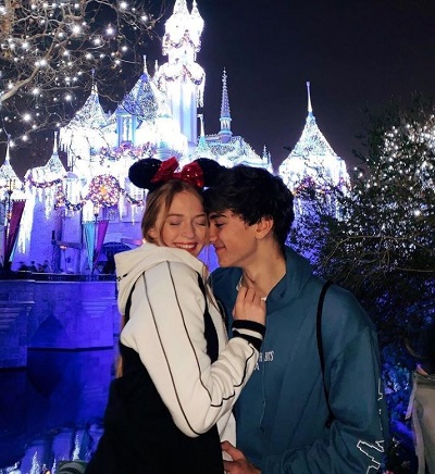 Gavin Casalegno went to disney land