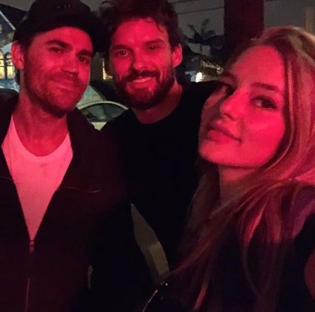 Hassie Harrison is friends with Paul Wesley