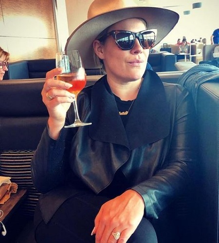Heather McMahan drinks alchohol