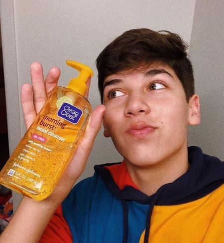 Mario Selman while promoting Clean & Clear