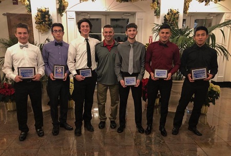 Troy Zarba got prize with his soccer team