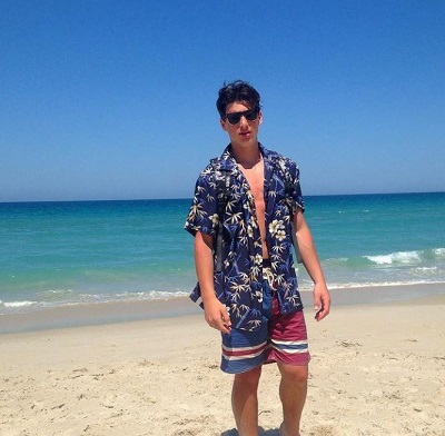 Troy Zarba likes to visit beaches