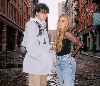 Troy Zarba with Addison Rae