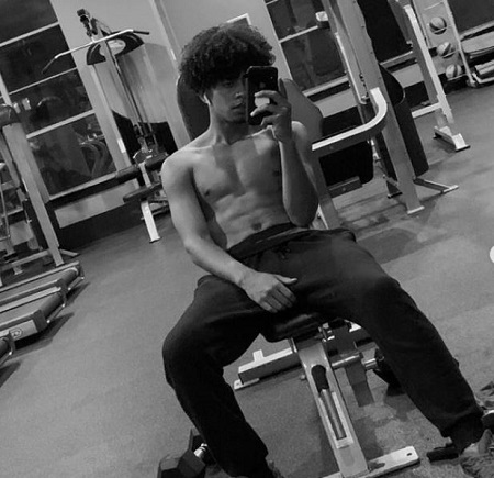 Vincent Whitaker goes to gym