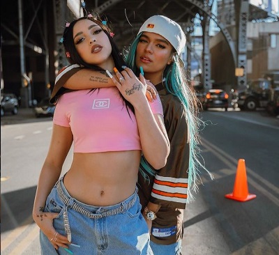 Mariah Angeliq with Karol G